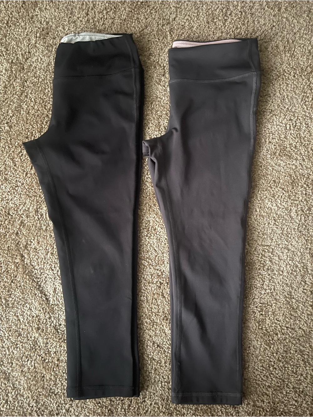 Bundle Lot of 2 Marika Sport Dry-Wik High Rise Capri Leggings Size M(8-10)